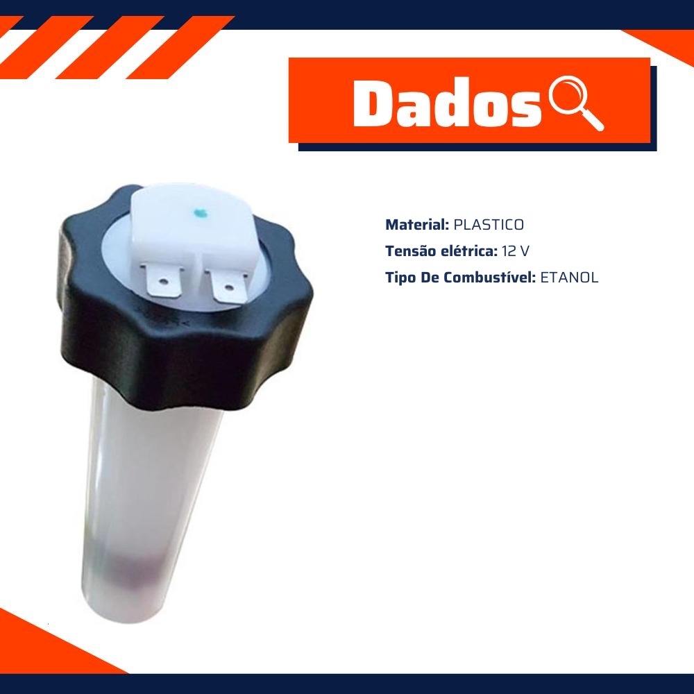 Sensor de Nível de Combustível Flex para Fiat Fiorino e Uno - TSA - T-060018