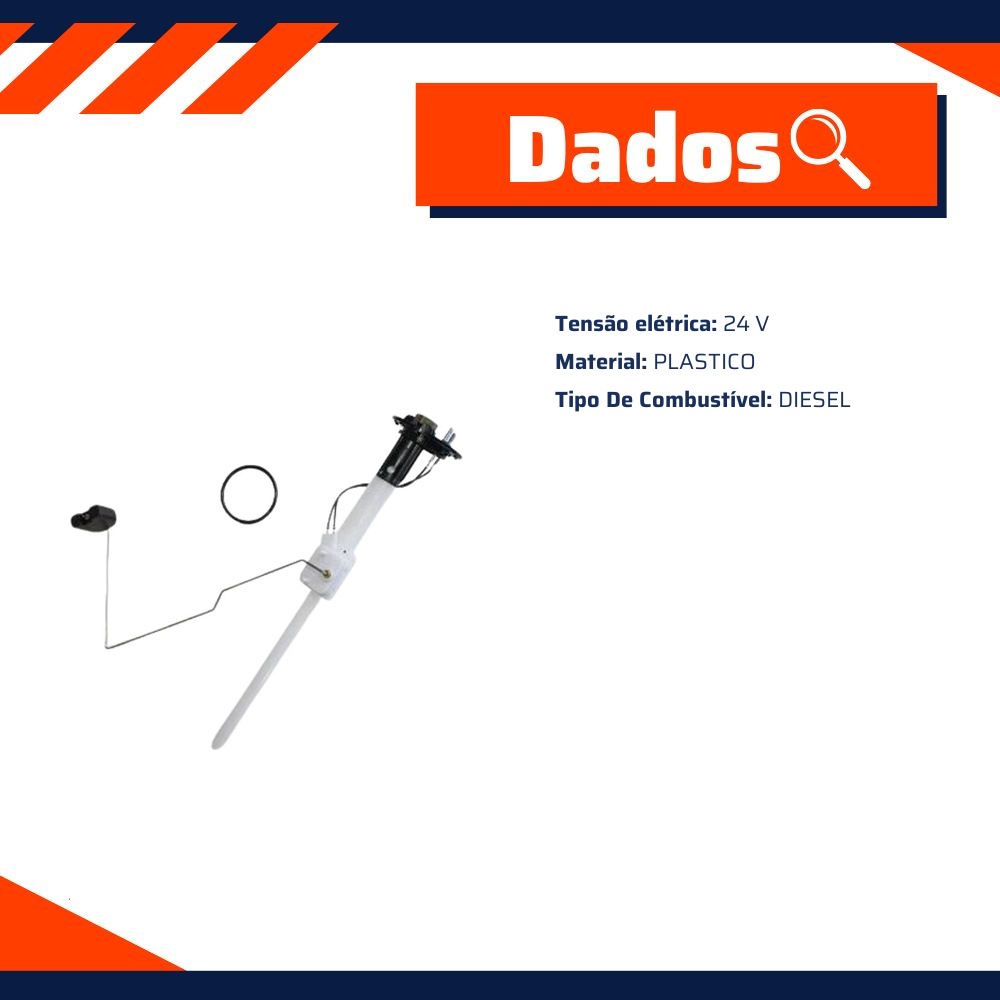 Sensor de Nível de Combustível Diesel - TSA - T-070036