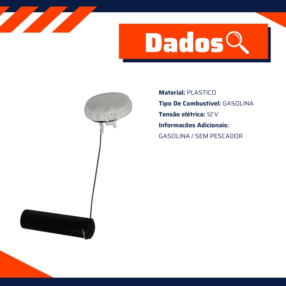 Sensor de Nível de Combustível Gasolina para Volkswagen Fusca - TSA - T-090001