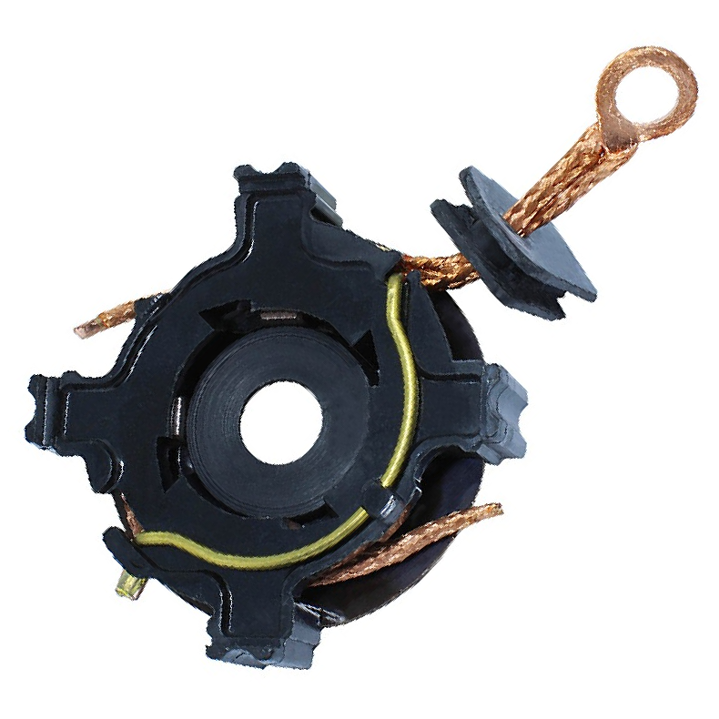 Porta Escovas para Motor de Partida com 4 Escovas - Unifap - 1.203/4