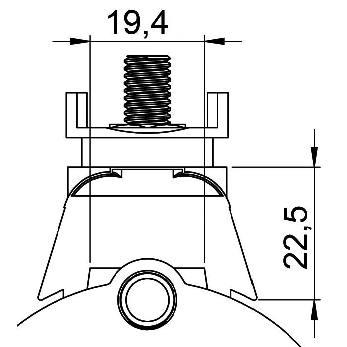 Porta Escovas para Motor de Partida com 4 Escovas - Unifap - 1.216/4