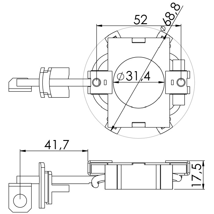 Porta Escovas para Motor de Partida com 4 Escovas para Daewoo Lanos Hatch e Nubira - Unifap - 1.253/4