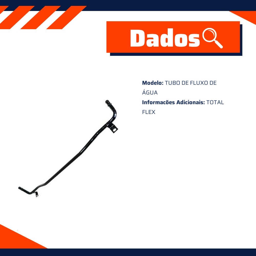 Tubo de Arrefecimento do Motor para Volkswagen Kombi - Valclei - VC-153