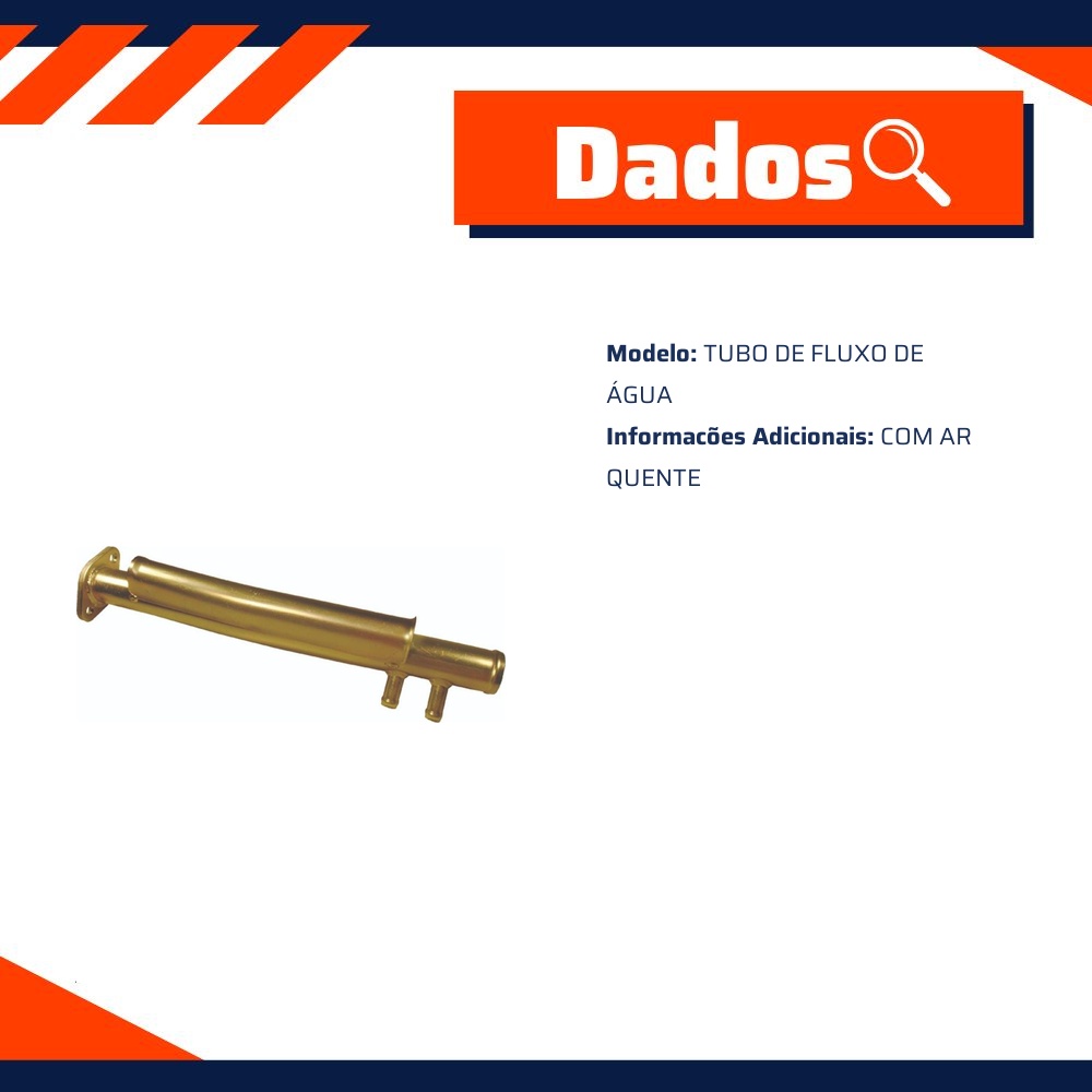 Tubo de Arrefecimento do Motor - Valclei - VC-214
