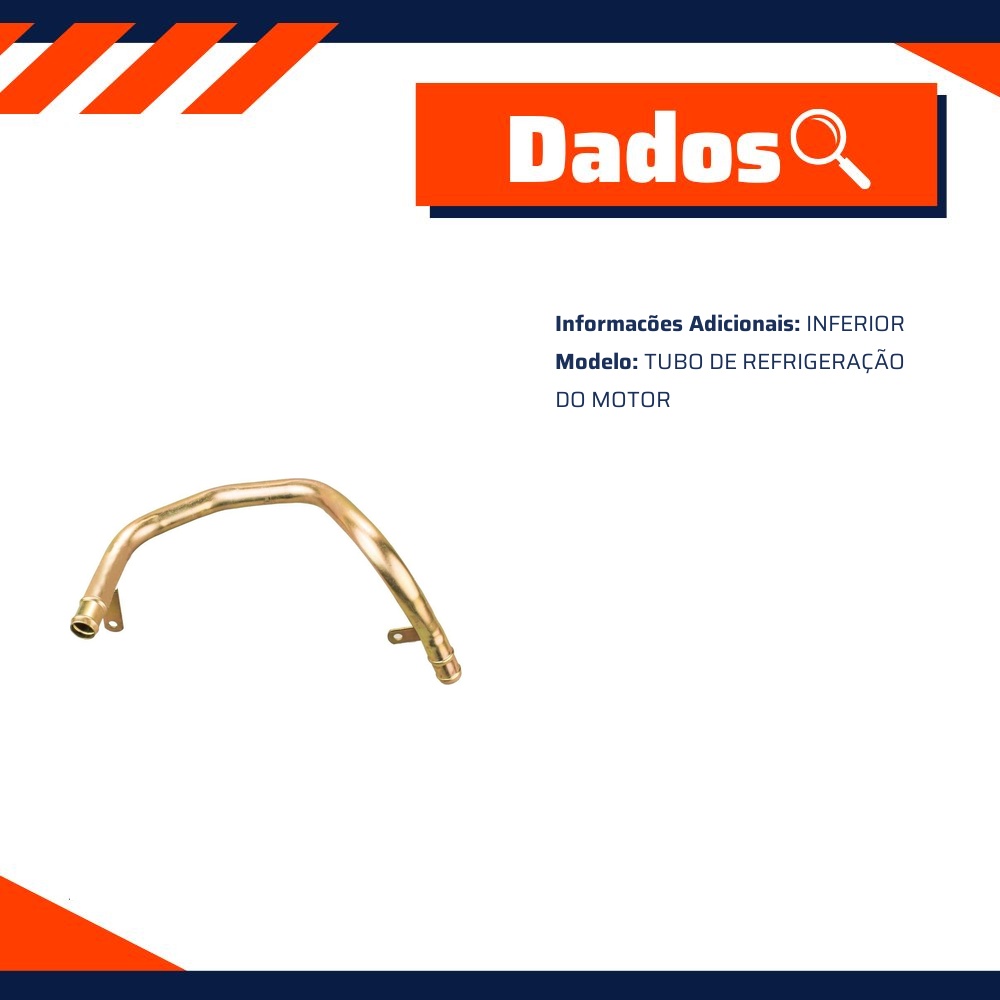 Tubo de Arrefecimento do Motor - Valclei - VC-310