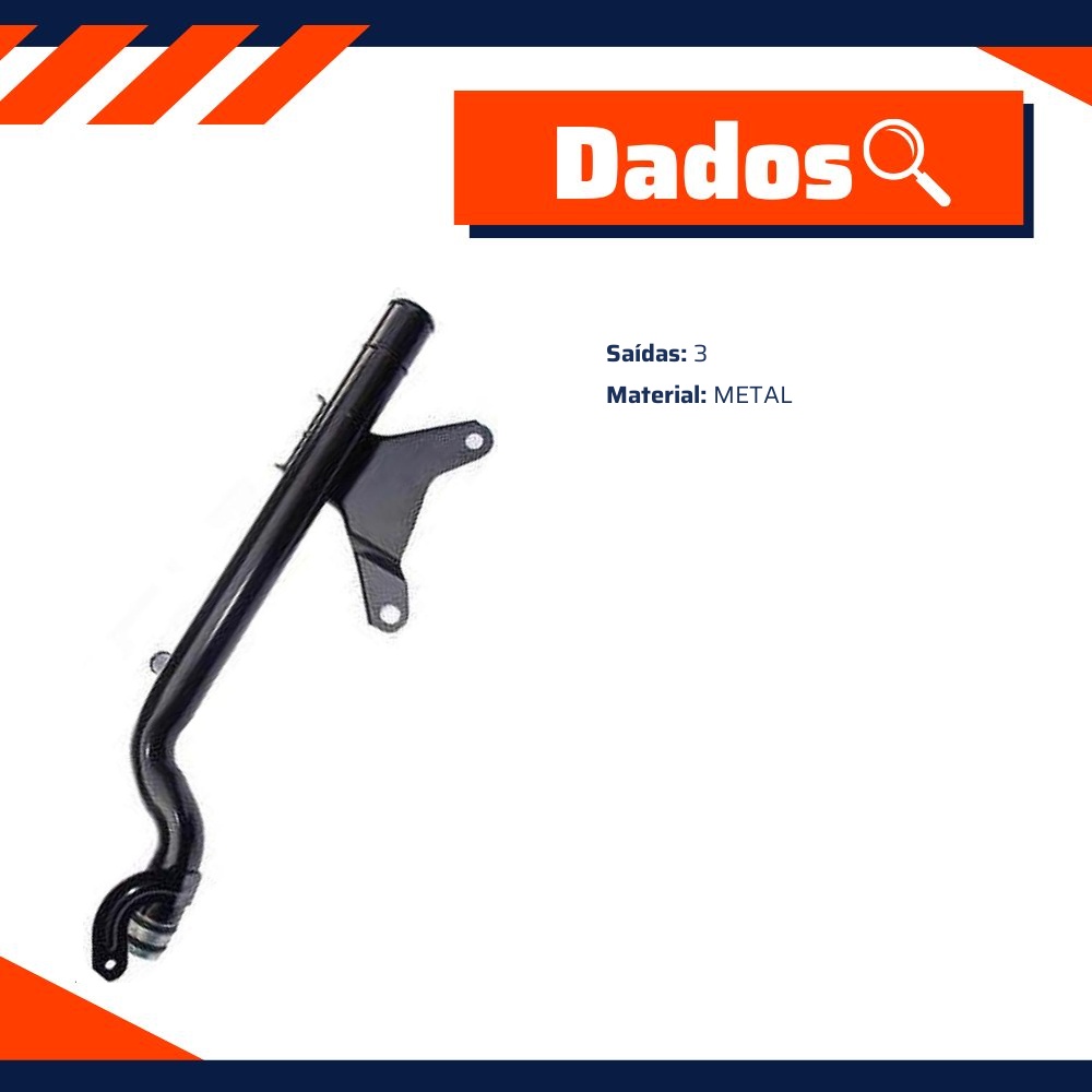 Tubo de Arrefecimento do Motor para Ford Ranger - Valclei - VC-316.A