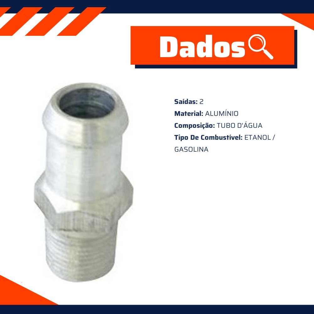 Tubo de Arrefecimento do Motor - Valclei - VC-317.B
