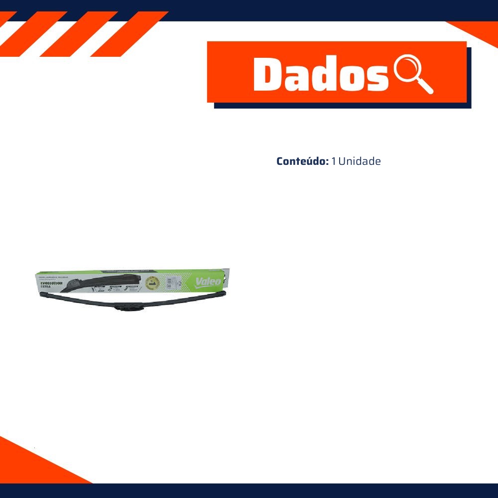 Palheta do Limpador de Para Brisa - Valeo - VF26