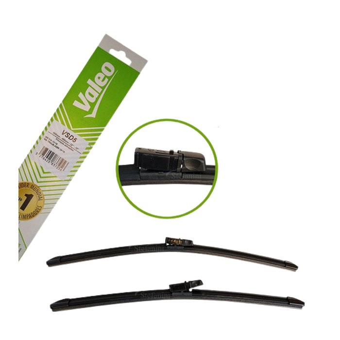 2 Palheta do Limpador de Para Brisa - Valeo - VSD5