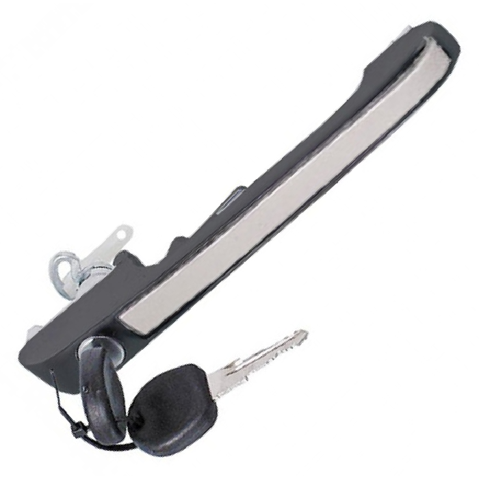 Maçaneta Externa Dianteira Preta Inox para Volkswagen Passat - Atemis - 1179