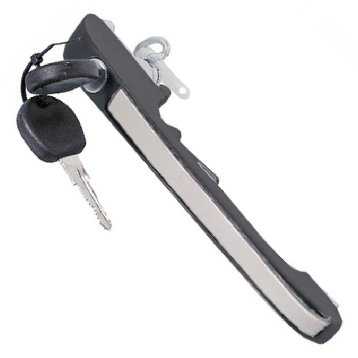 Maçaneta Externa Dianteira Preta Inox para Volkswagen Passat - Atemis - 1179