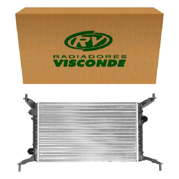 Radiador de Água do Motor para Chevrolet Celta e Prisma - Visconde - 12223