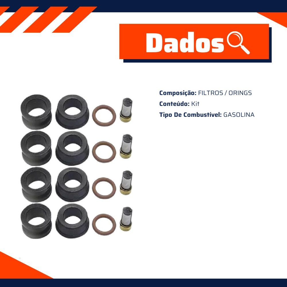 Kit de Filtros para Bico Injetor - DSC - 2321