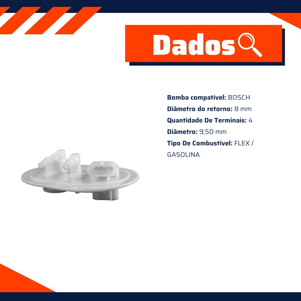 Flange da Bomba de Combustível Flex - DS - 2401