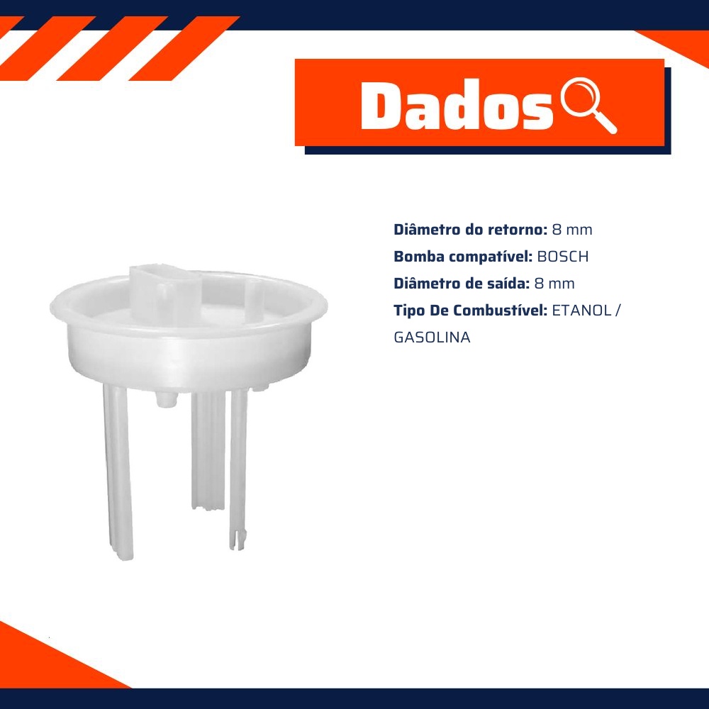Flange da Bomba de Combustível - DS - 2425