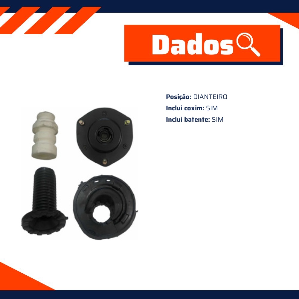 Kit de Reparo do Amortecedor Dianteiro para Toyota Camry - 4x4 - D-972