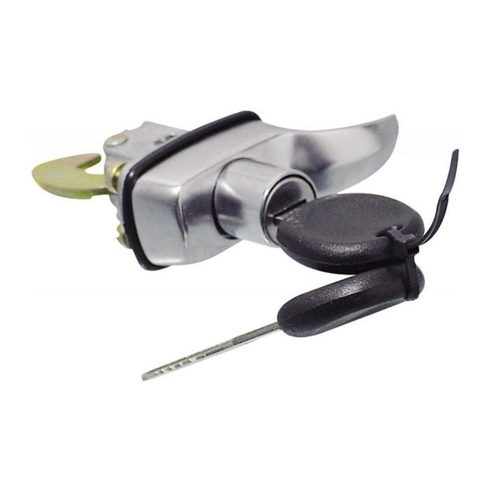 Maçaneta Externa Traseira Cromada para Volkswagen Fusca e Kombi - Atemis - 1064