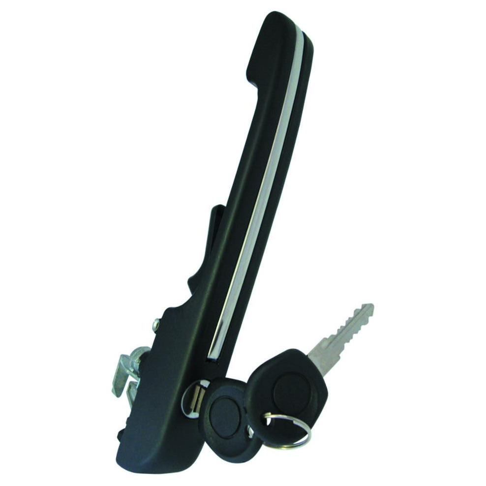 Maçaneta Externa Dianteira Direita Preta para Volkswagen Quantum e Santana - ORI - 1158