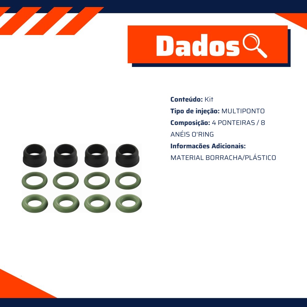 Kit de Filtros para Bico Injetor - DS - 1212