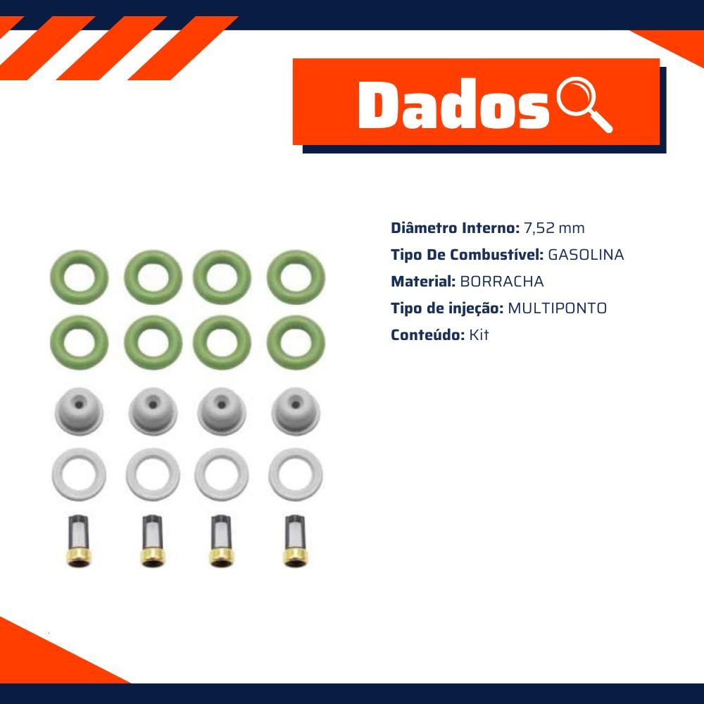 Kit de Filtros para Bico Injetor - DS - 1246