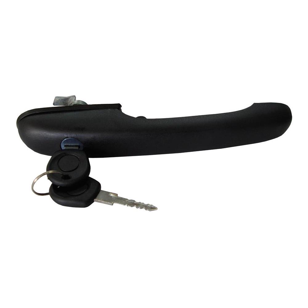 Maçaneta Externa Dianteira Direita Preta para Volkswagen Santana - ORI - 1260