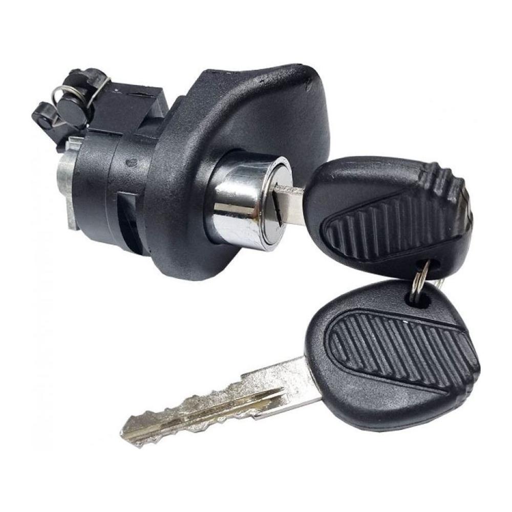 Maçaneta Externa Traseira Preta para Volkswagen Gol - Atemis - 1485