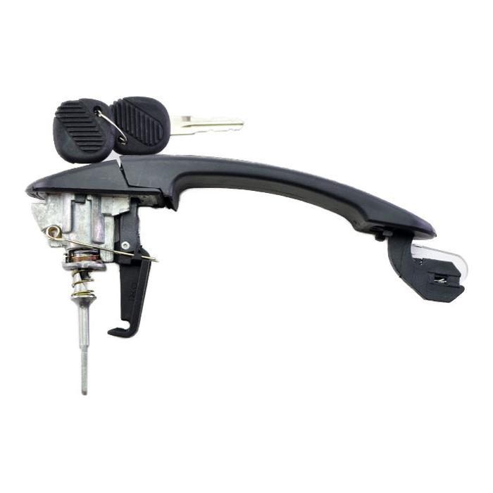 Maçaneta Externa Dianteira Esquerda Preta para Volkswagen Gol - Atemis - 1579