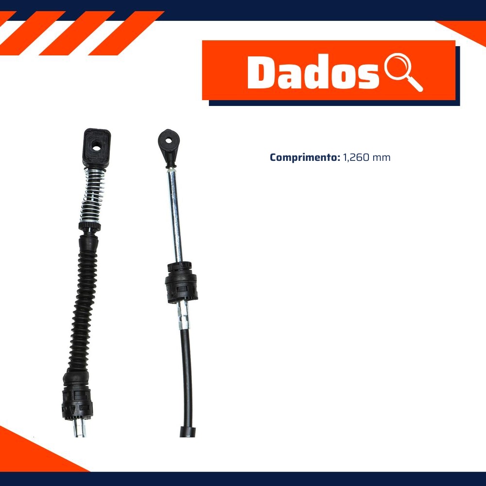 Cabo de Engate de Comando de Marcha para Volkswagen FOX e Gol - IKS - 1913