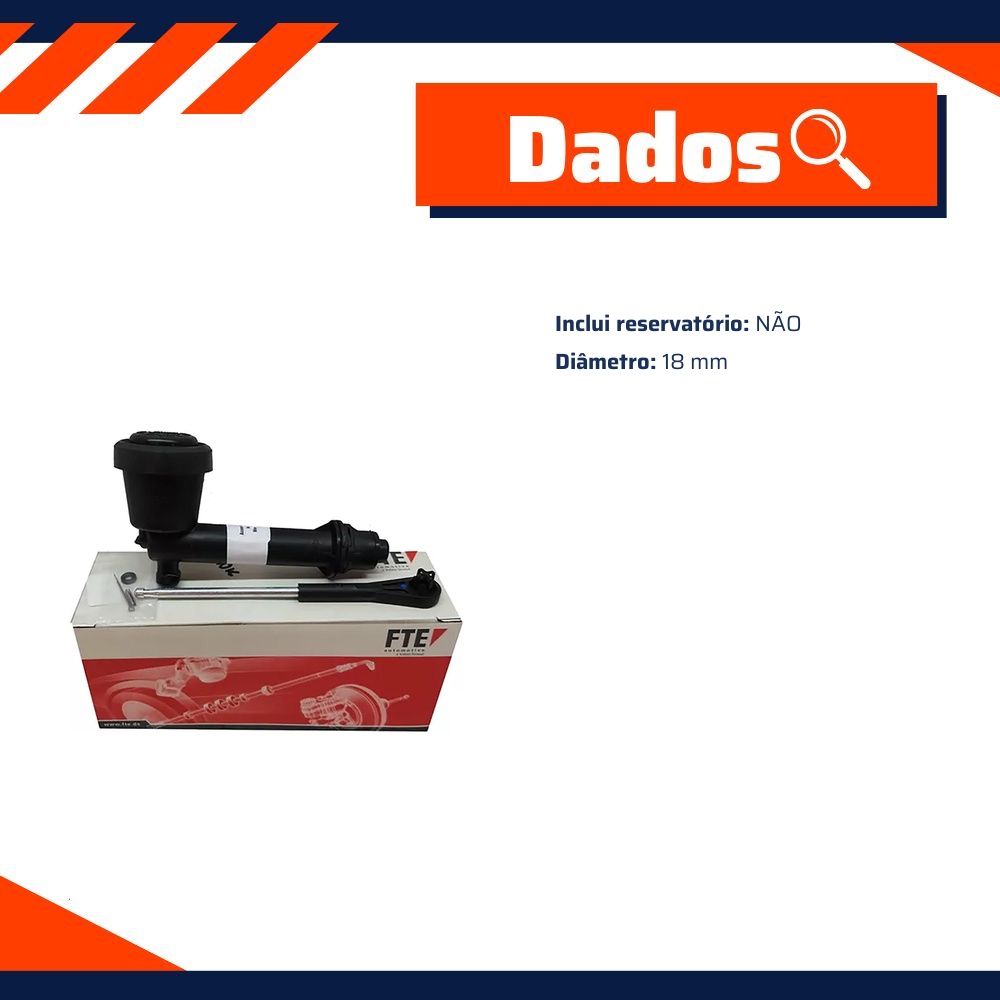 Cilindro Mestre de Embreagem para Chevrolet Blazer e S10 - Valeo - 2100018