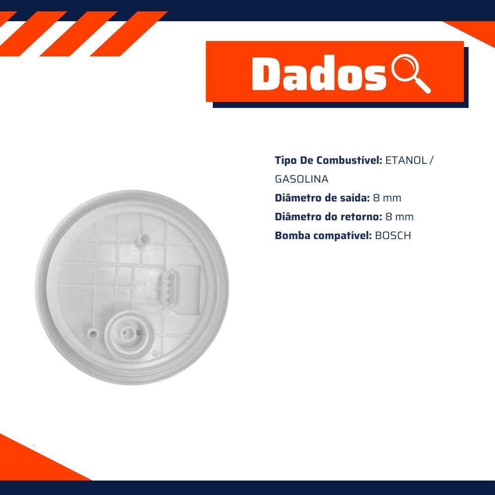 Flange da Bomba de Combustível - DS - 2413