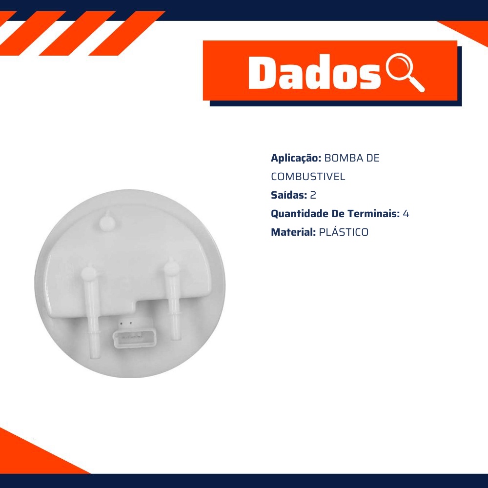 Flange da Bomba de Combustível - DS - 2446