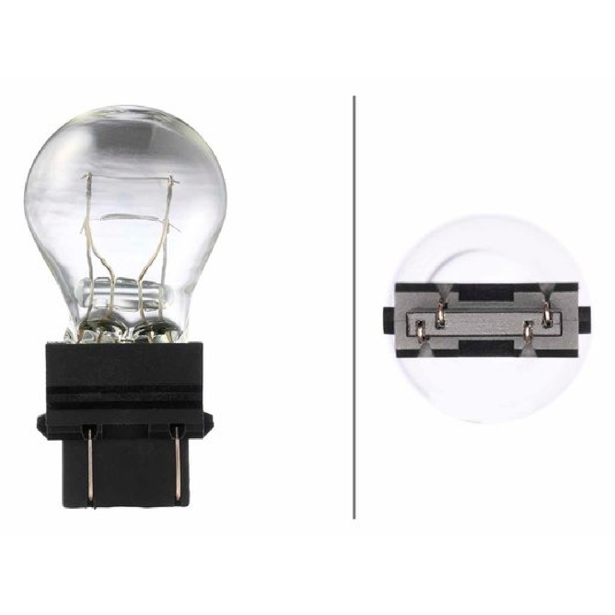 Kit 10 Lâmpadas Freio Posição P27/7W 12V 27/7W - Hella - 3157