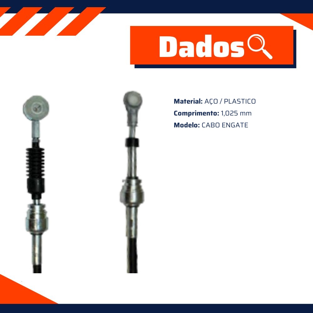 Cabo de Engate de Comando de Marcha - IKS - 3929