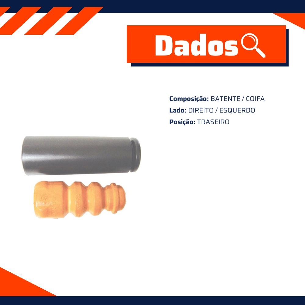 Kit de Reparo do Amortecedor Traseiro - Kit & Cia - 40012
