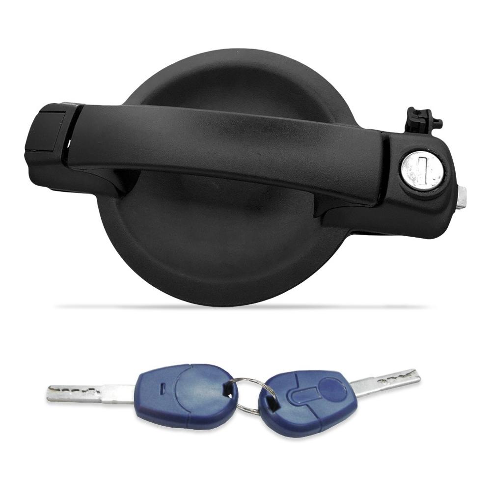 Maçaneta Externa Traseira Preta para Fiat Doblo - ORI - 4133
