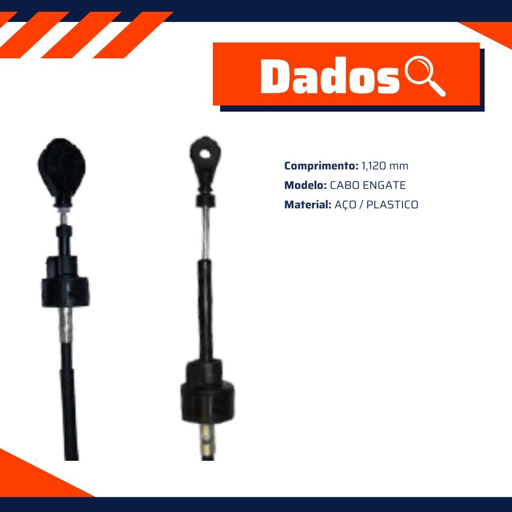 Cabo de Engate de Comando de Marcha para Chevrolet Astra Sedan - IKS - 4906