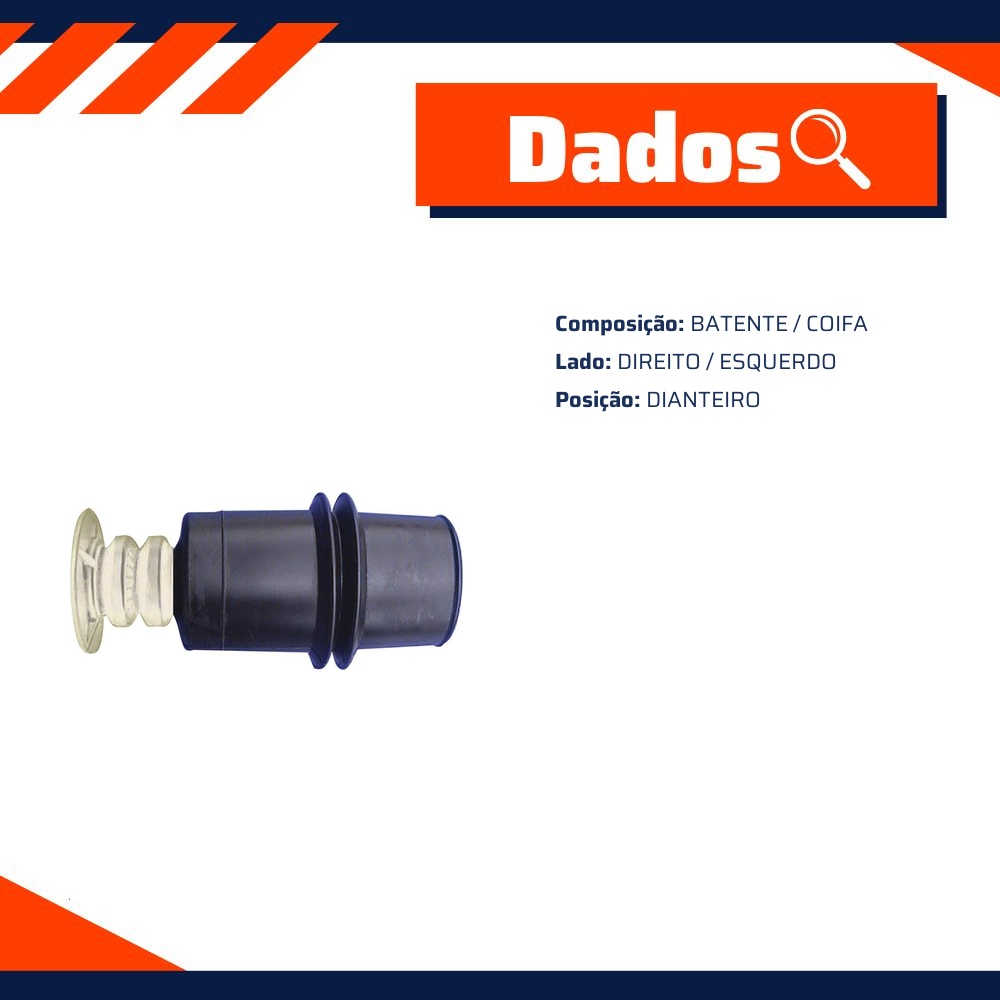 Kit de Reparo do Amortecedor Dianteiro para Honda Civic - Kit & Cia - 50259
