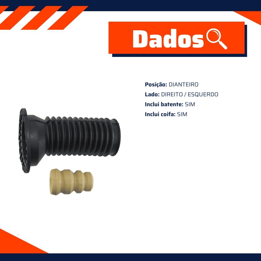 Kit de Reparo do Amortecedor Dianteiro para Toyota Corolla e Fielder - Kit & Cia - 50659