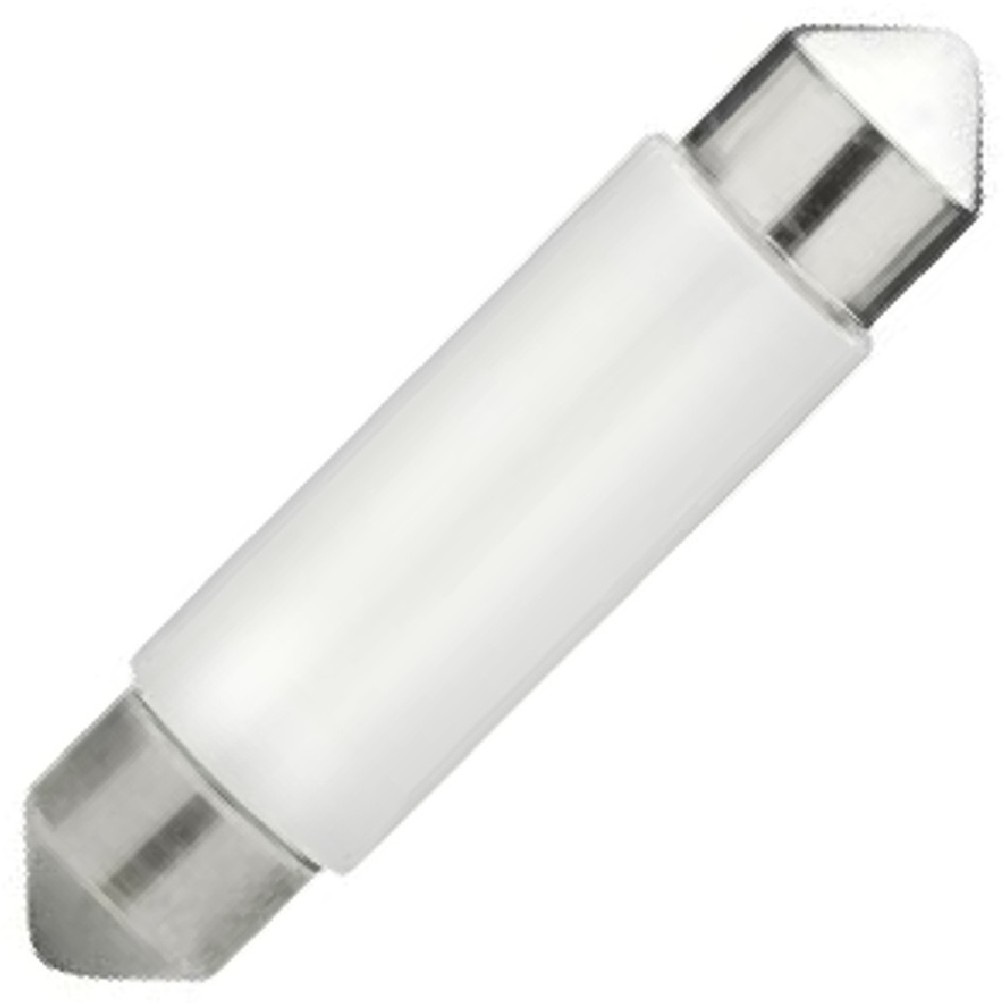 Lâmpada C10W 41mm 12V 1W LED 5000K SV8.5-8 - Hella - 6411LED5K