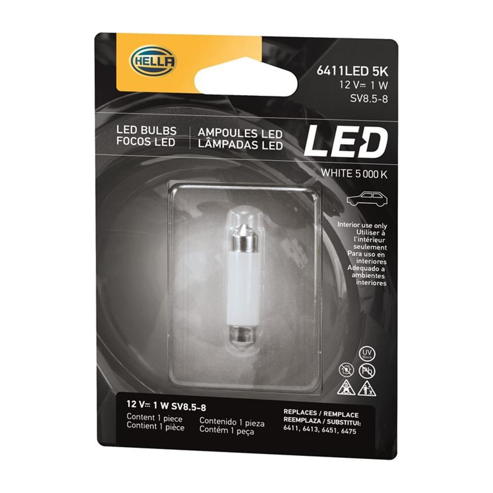 Lâmpada SV8.5-8 12V 1W - Hella - 6411LED5K