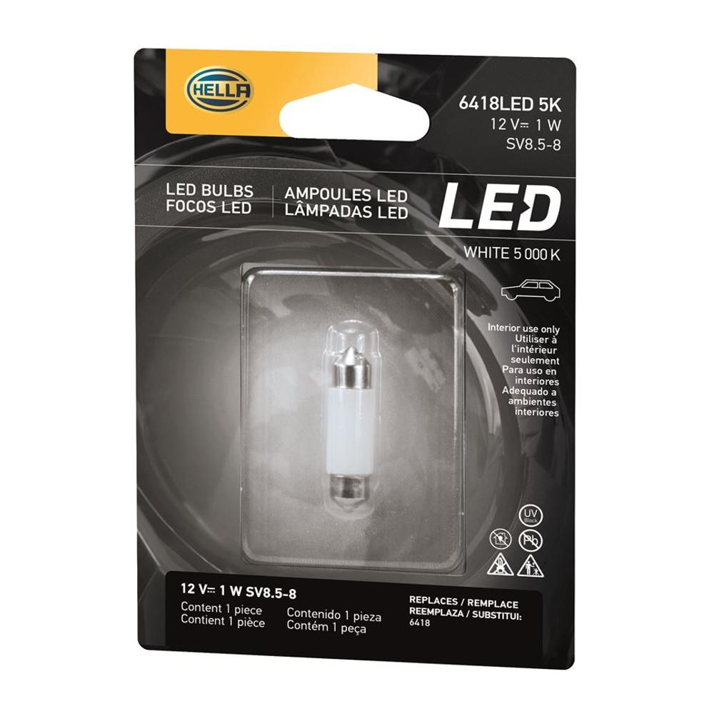 Lâmpada SV8.5-8 1W 12V - Hella - 6418LED5K