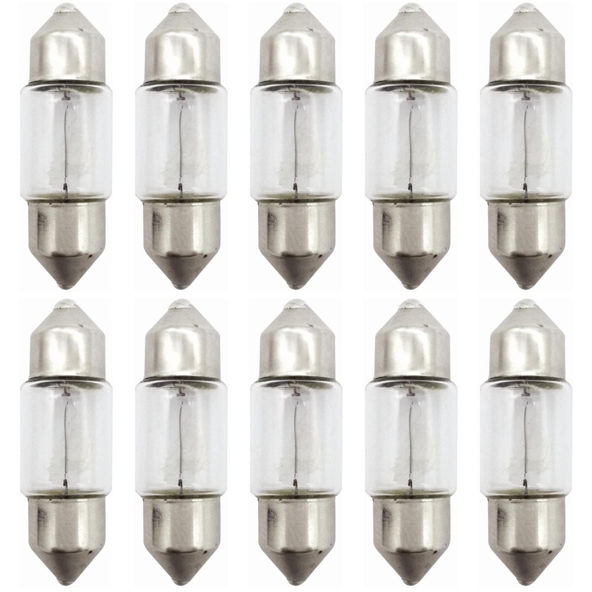 10 Lâmpadas 10W 12V - Hella - 6438
