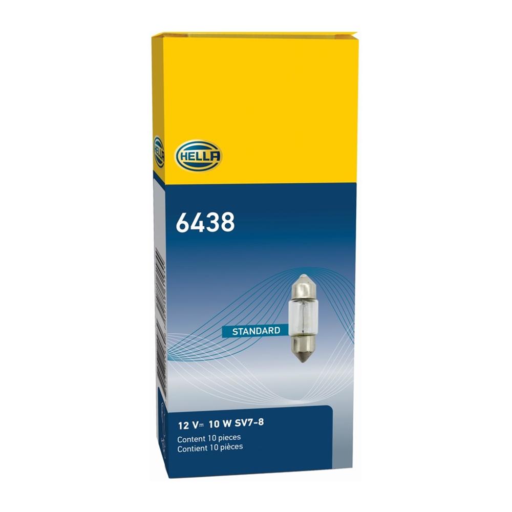 10 Lâmpadas 10W 12V - Hella - 6438
