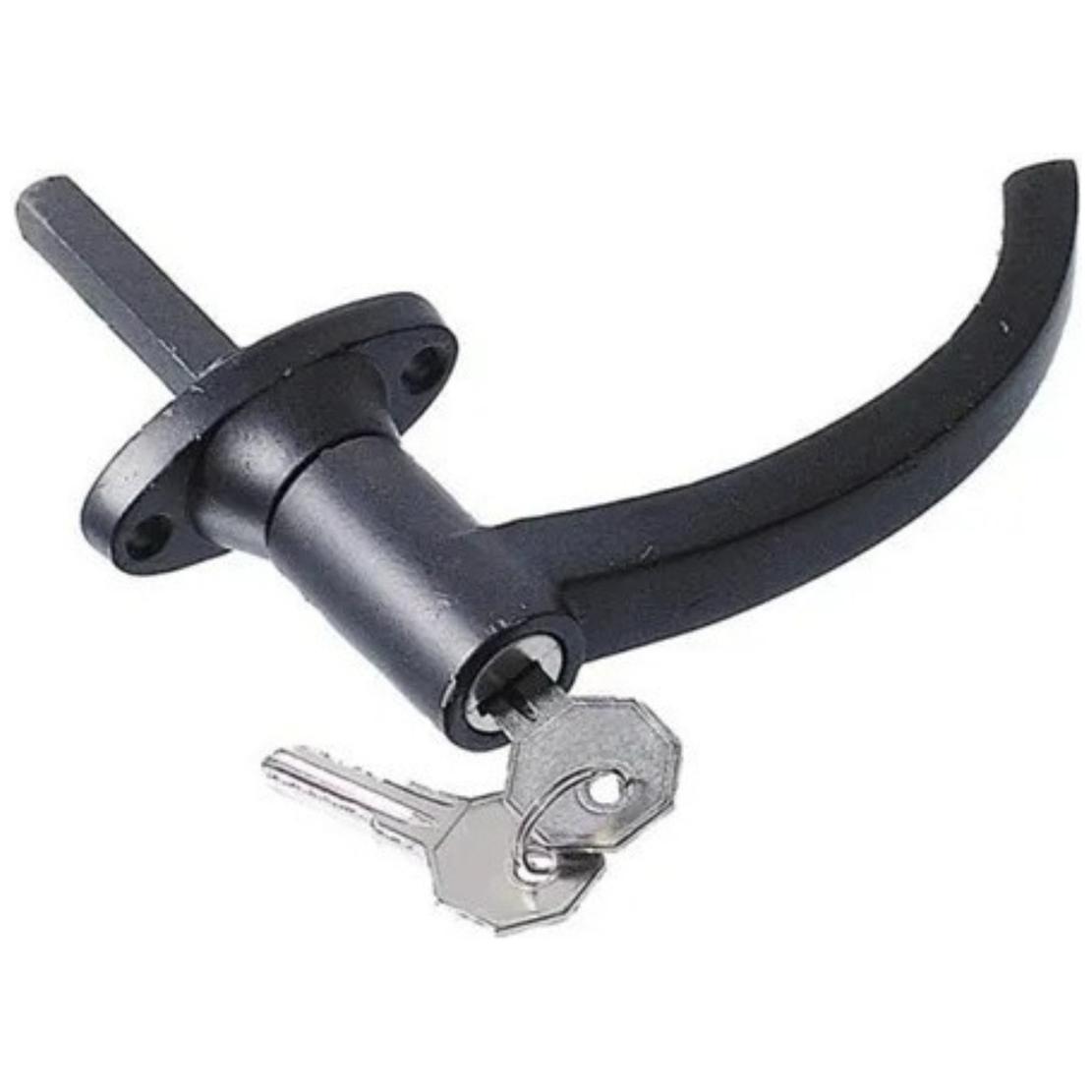 Maçaneta Externa Traseira Preta para Toyota Bandeirante - Atemis - 8018