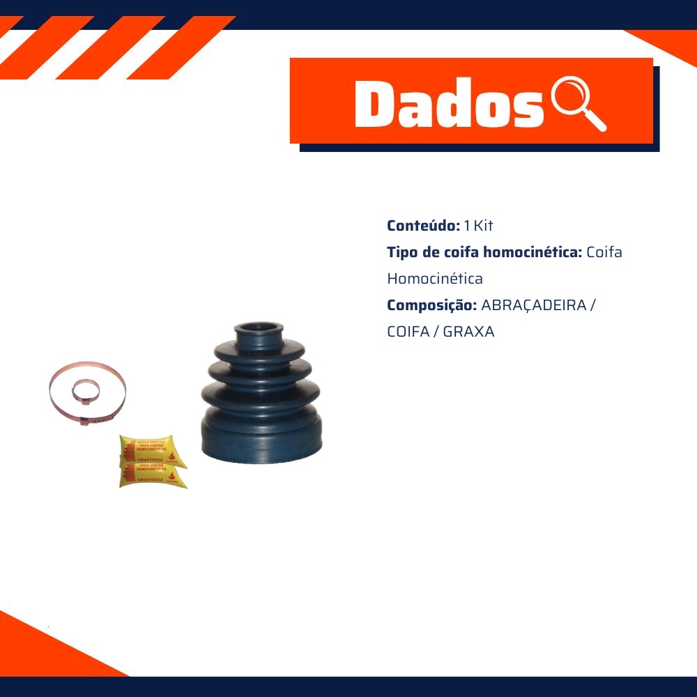 Kit de Reparo da Junta Homocinética para Hyundai Tucson - 4x4 - A-342