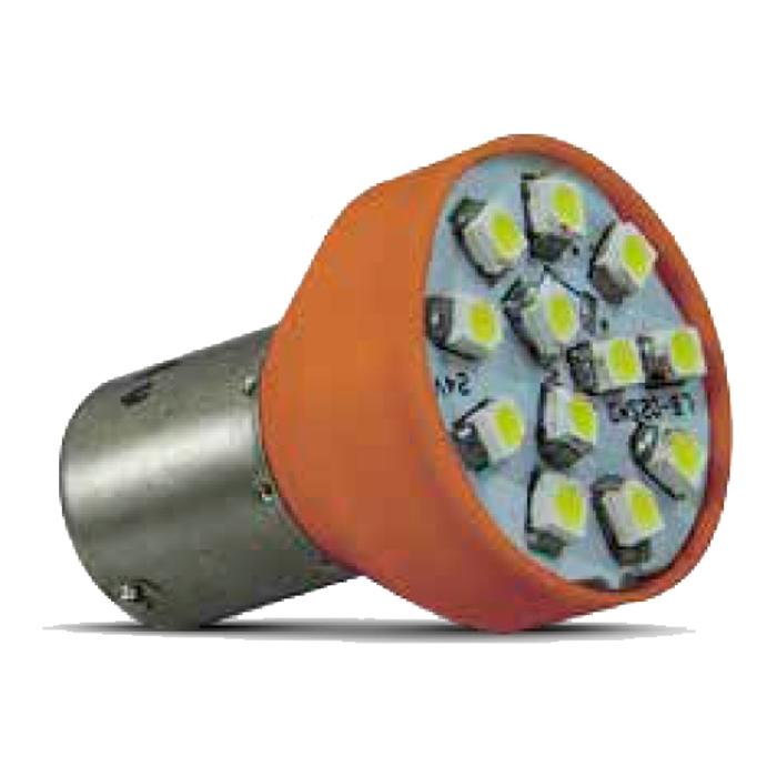 10 Lâmpadas Âmbar 12V 3,5W 288 Lm - Autopoli - AP1212
