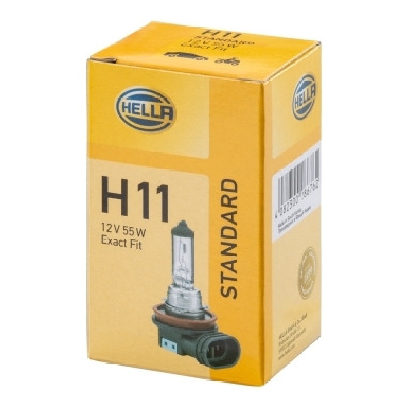 Lâmpada Neblina Farol Alto Baixo H11 12V 55W 3200 - Hella - H11