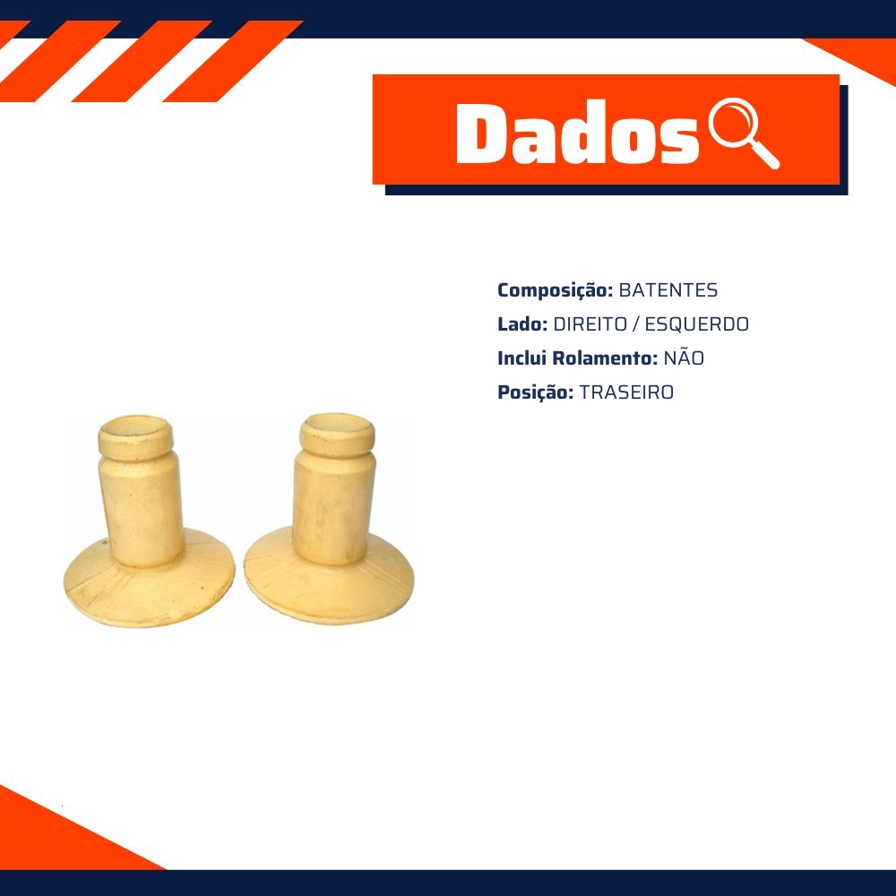 Kit de Reparo do Amortecedor Traseiro para Chevrolet Montana - Mobensani - MB4163