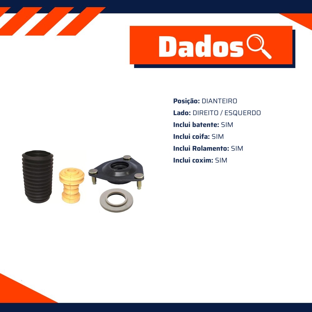 Kit de Reparo do Amortecedor Dianteiro - Mobensani - MB4206