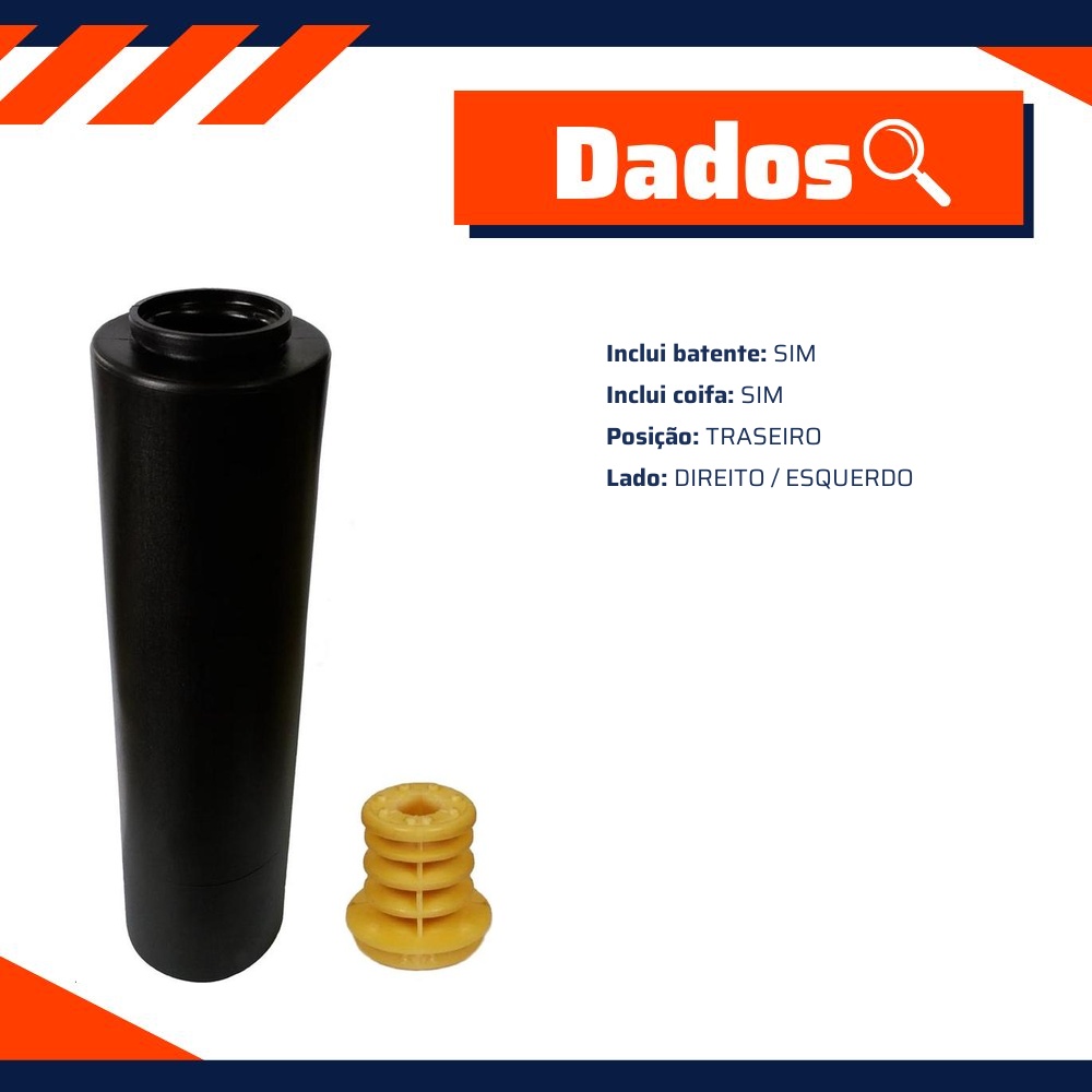 Kit de Reparo do Amortecedor Traseiro para Toyota Etios e Etios Sedan - Mobensani - MB4273